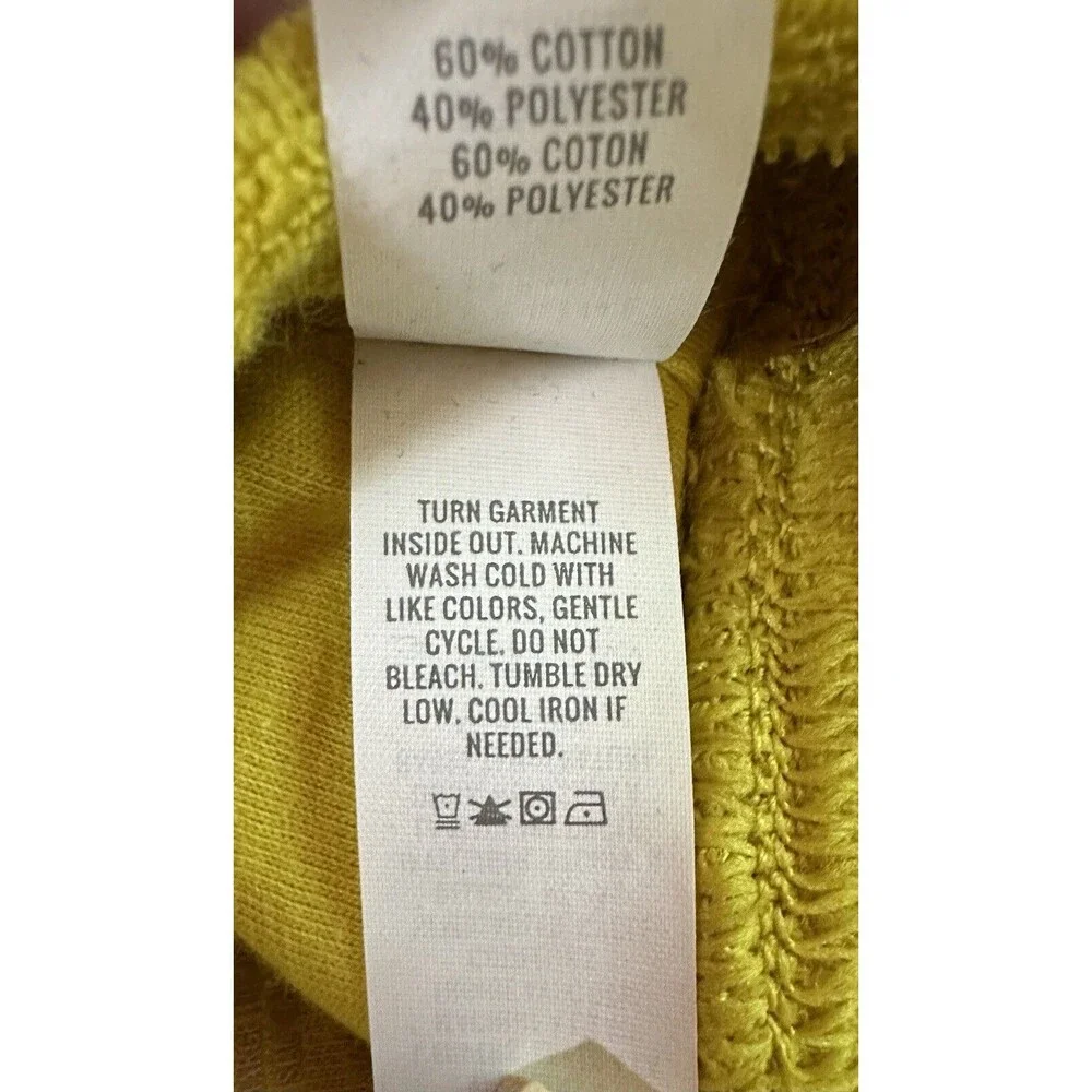 OFFLINE By AERIE‎ Yellow Terry Recharge Least Support Bralette SZ SMALL NWT